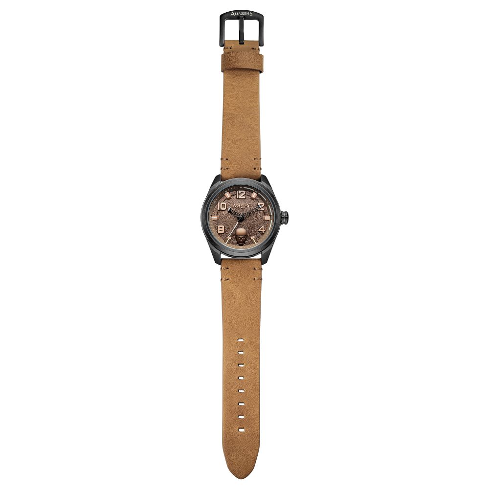 Timber Brown Stressed Leather Cuff Watch w/ Blue & Silver Face - Rockstar  Leatherworks™